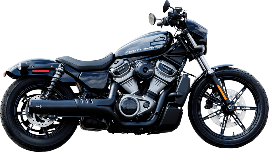 S&S CYCLE 4-1/2" Grand National Slip-On Muffler - Black - RH975 Nightster 550-1074 — image 1