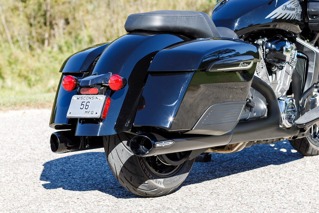 S&S CYCLE 4" Broadhead Slip-On Mufflers - Slash Cut - Black 550-1075 — image 8