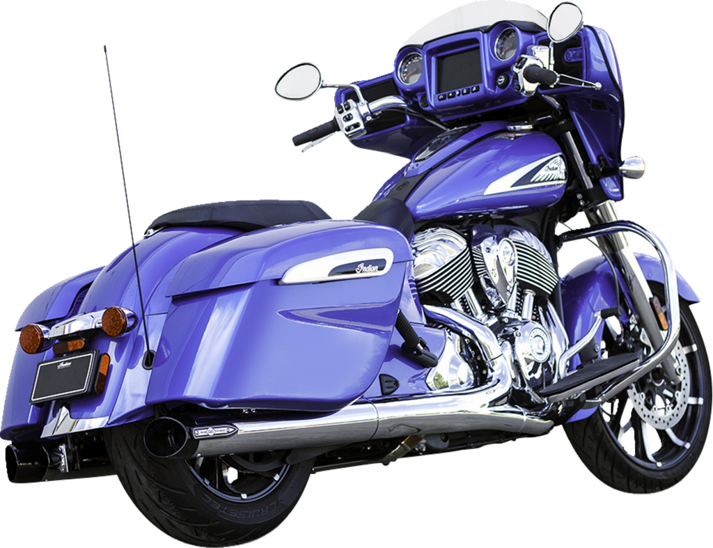 S&S CYCLE 4" Broadhead Slip-On Mufflers - Slash Cut - Chrome 550-1076 — image 13