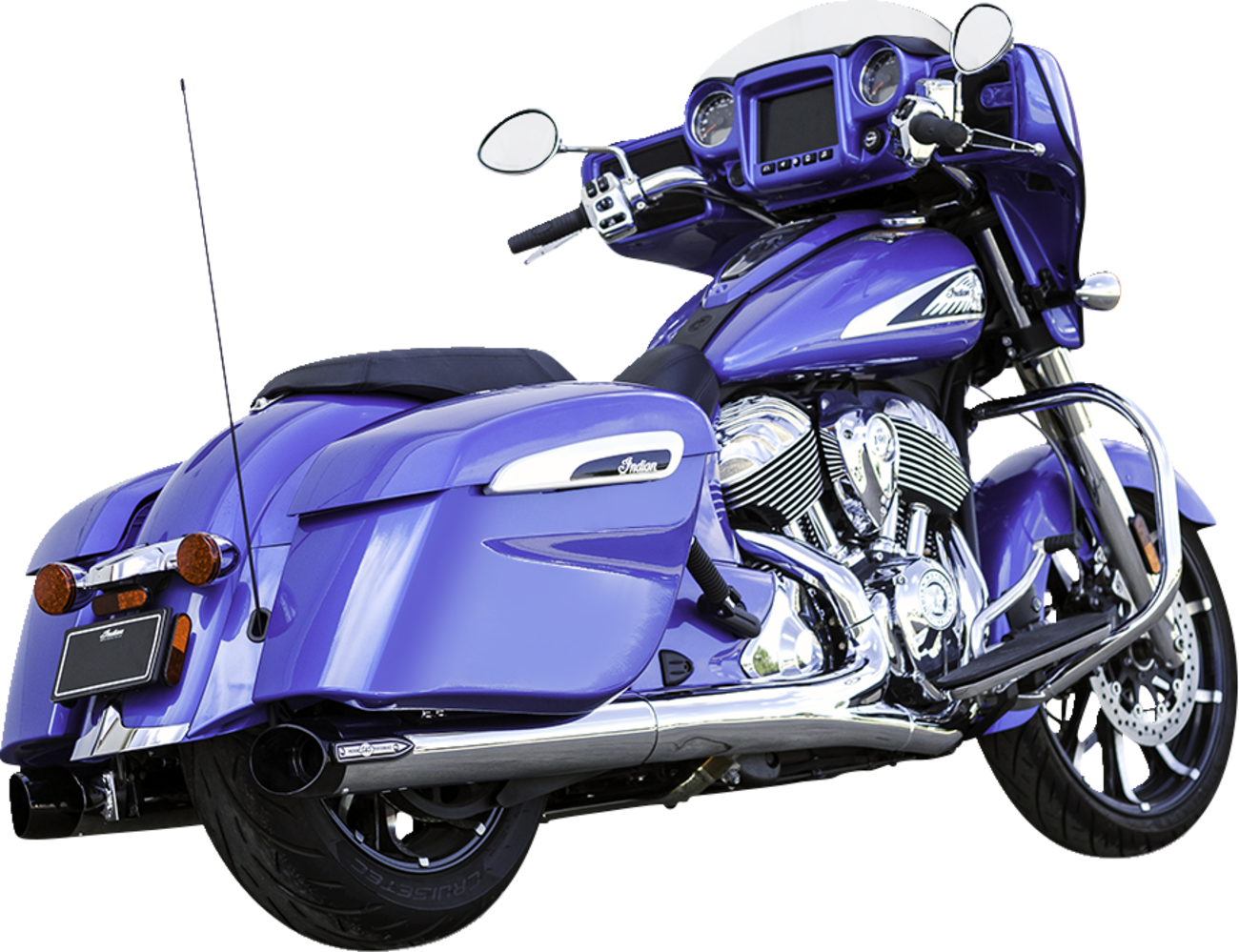 S&S CYCLE 4" Broadhead Slip-On Mufflers - Slash Cut - Chrome 550-1076 — image 13