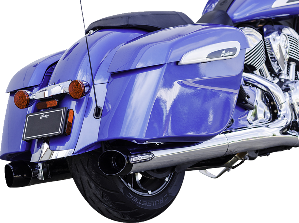 S&S CYCLE 4" Broadhead Slip-On Mufflers - Slash Cut - Chrome 550-1076 — image 14