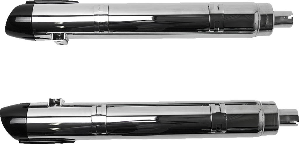 S&S CYCLE 4" Broadhead Slip-On Mufflers - Slash Cut - Chrome 550-1076 — image 18