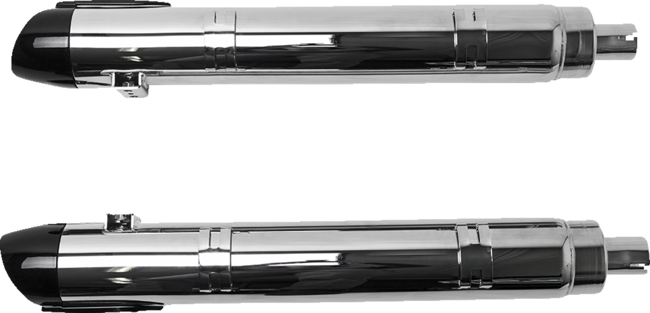 S&S CYCLE 4" Broadhead Slip-On Mufflers - Slash Cut - Chrome 550-1076 — image 18