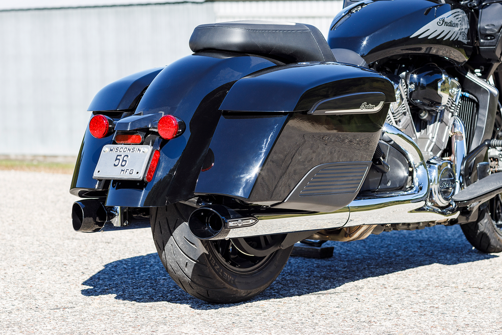S&S CYCLE 4" Broadhead Slip-On Mufflers - Slash Cut - Chrome 550-1076 — image 9