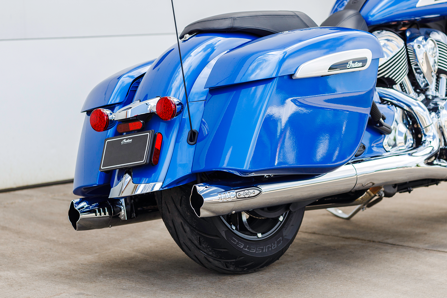 S&S CYCLE 4" Broadhead Slip-On Mufflers - Fishtail - Chrome 550-1077 — image 9
