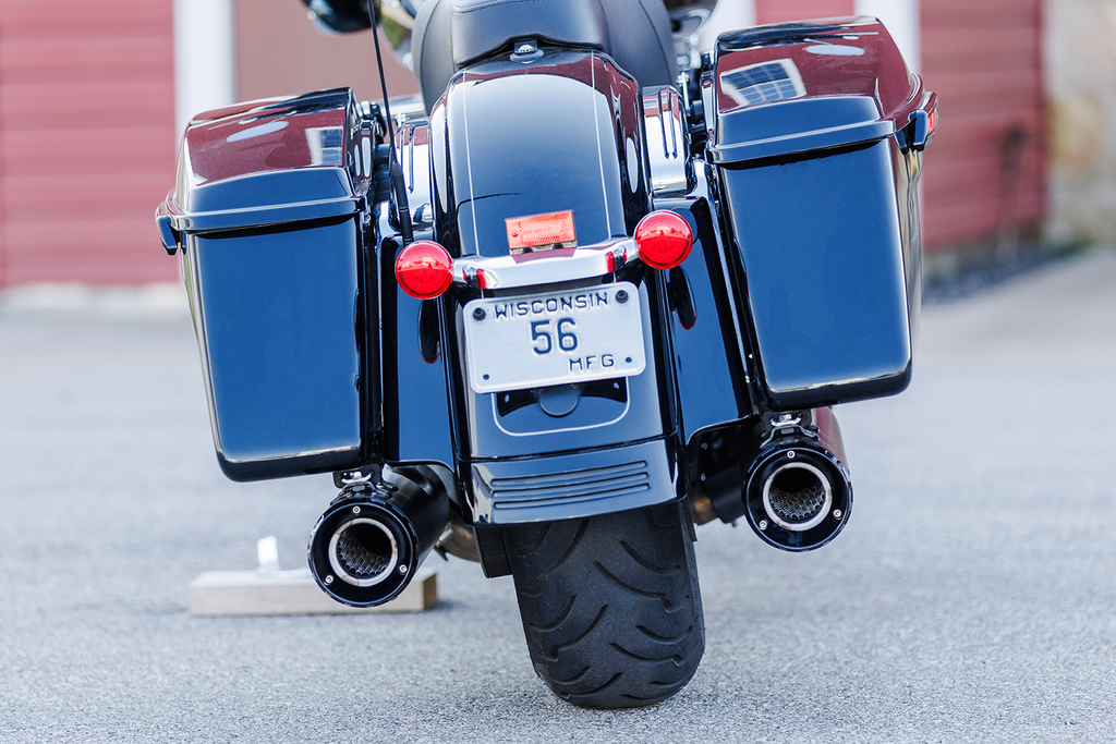 S&S CYCLE 4-1/2" GNX Slip-On Mufflers - Guardian Black 550-1078 — image 3