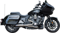 S&S CYCLE 2-into-1 Qualifier Exhaust System - Race Only - Brushed - Stainless Steel 550-1082 — image 1