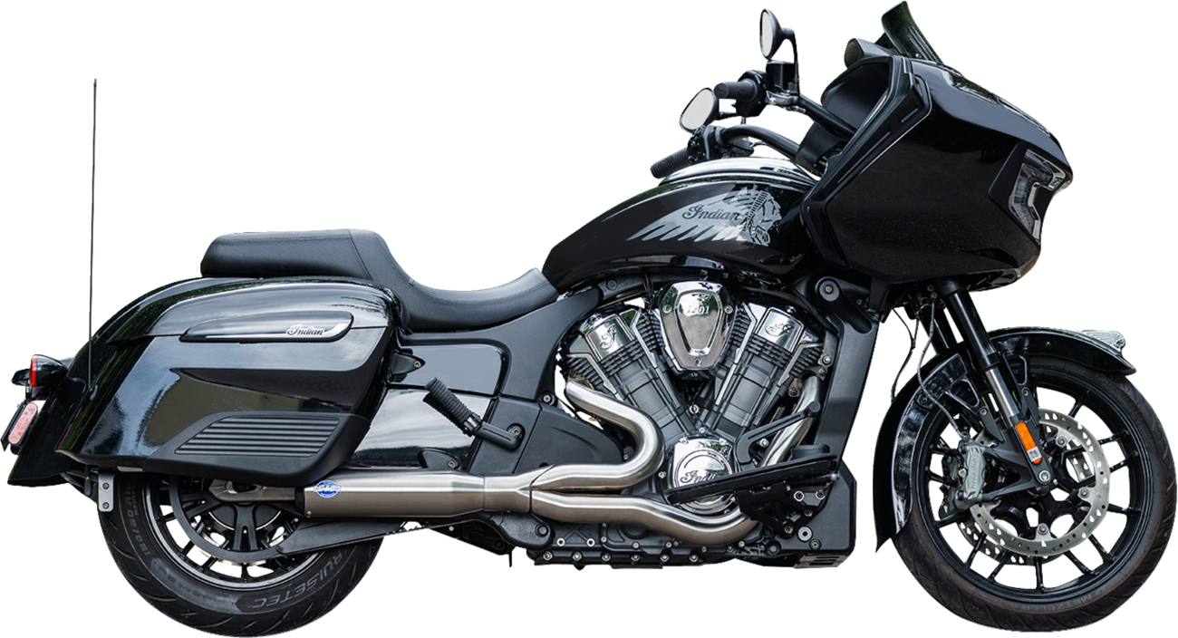 S&S CYCLE 2-into-1 Qualifier Exhaust System - Race Only - Black - Stainless Steel 550-1084 — image 4