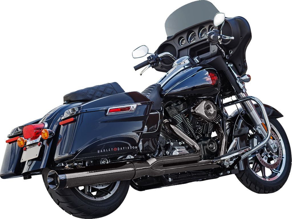 S&S CYCLE 2-into-1 Lava Chrome Sidewinder® Exhaust System - Race Only 550-1087 — image 2