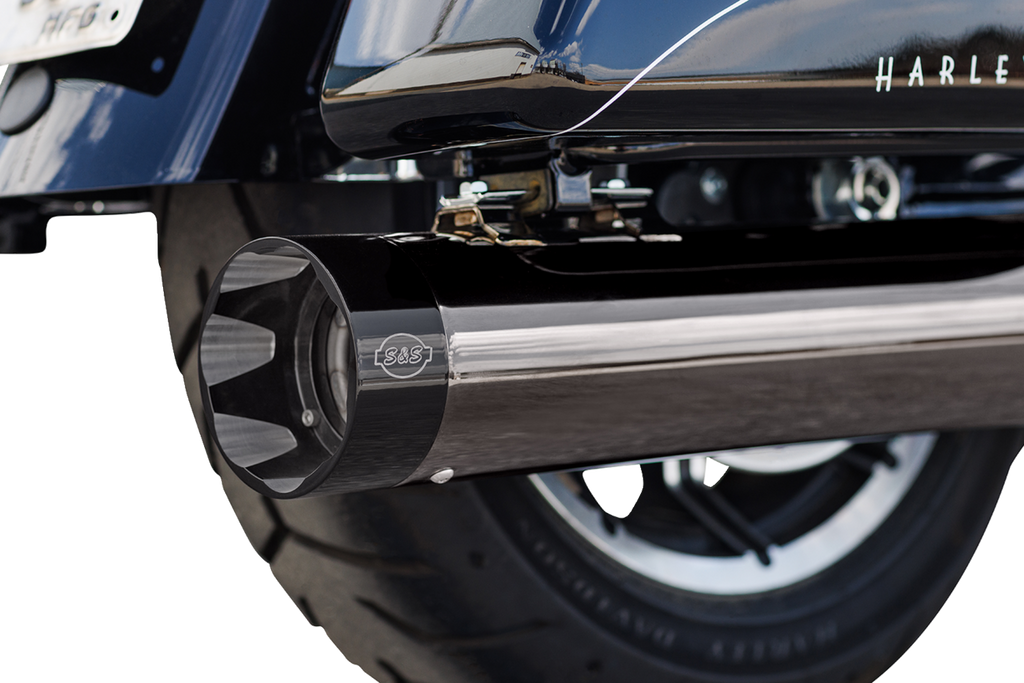 S&S CYCLE 2-into-1 Lava Chrome Sidewinder® Exhaust System - Race Only 550-1087 — image 3