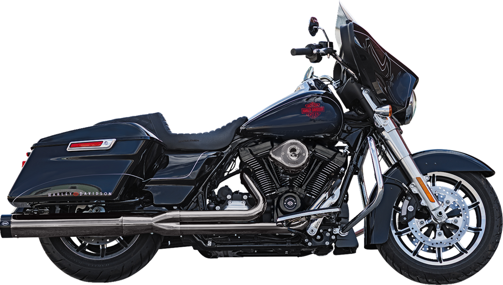 S&S CYCLE 2-into-1 Lava Chrome Sidewinder® Exhaust System - Race Only 550-1087 — image 5