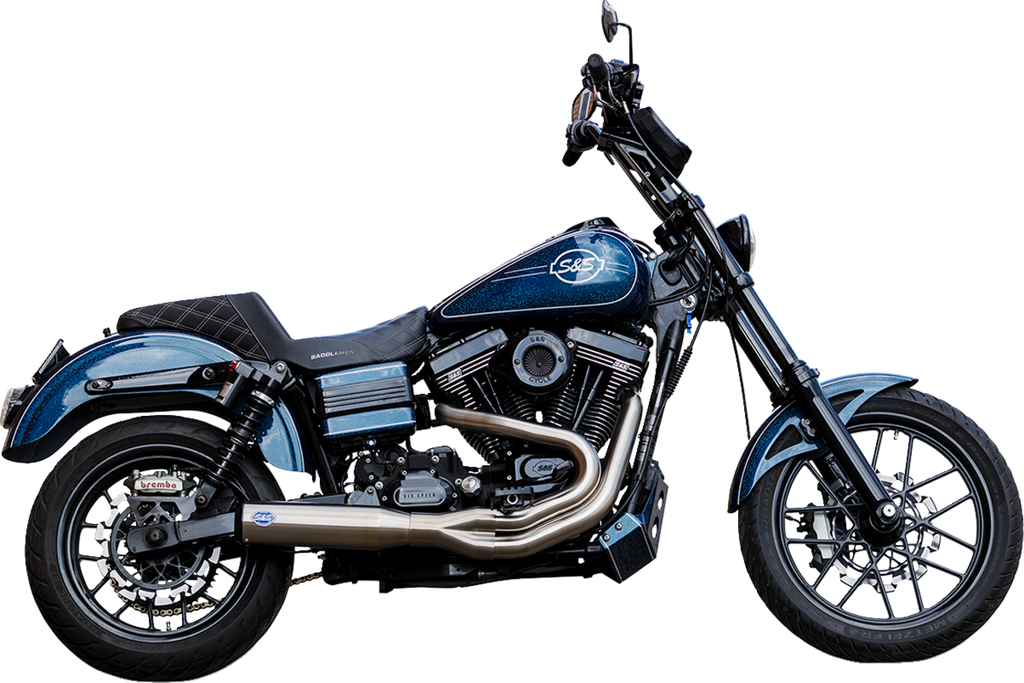 S&S CYCLE 2-into-1 Qualifier Exhaust System - Brushed 550-1097 — image 2