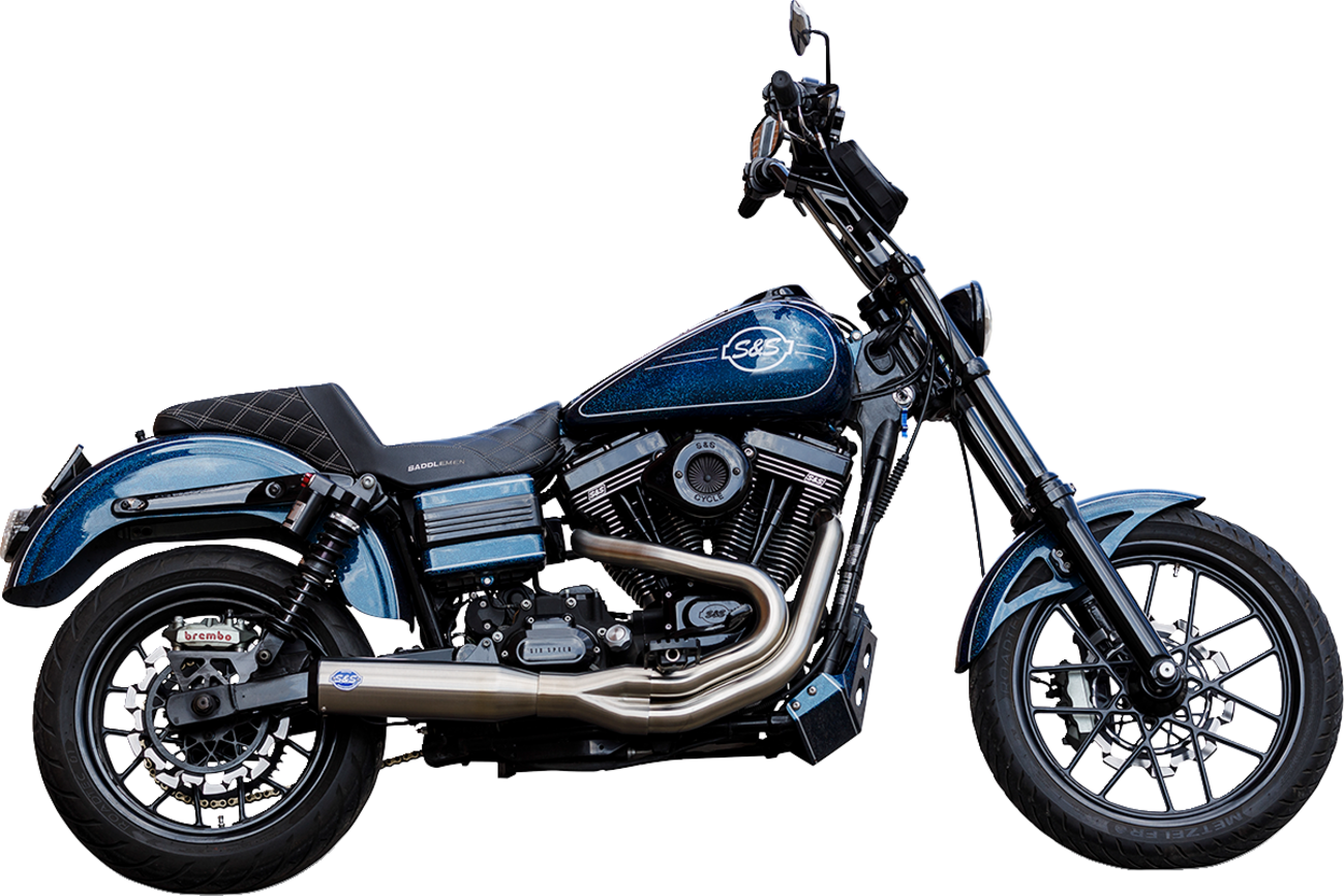 S&S CYCLE 2-into-1 Qualifier Exhaust System - Brushed 550-1097 — image 2