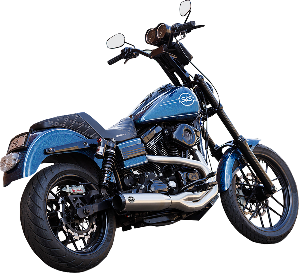 S&S CYCLE 2-into-1 Qualifier Exhaust System - Guardian Black 550-1098 — image 4