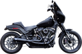 S&S CYCLE 2-into-1 Qualifier Exhaust System - 50-State - Black - Softail 550-1104 — image 1