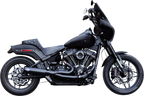 S&S CYCLE 2-into-1 Qualifier Exhaust System - 50-State - Black - Softail 550-1104 — image 1