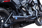 S&S CYCLE 2-into-1 Qualifier Exhaust System - 50-State - Black - Softail 550-1104 — image 3