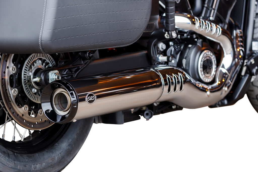 S&S CYCLE Grand National Slip-On Mufflers - Chrome - 50-State 550-1122 — image 3