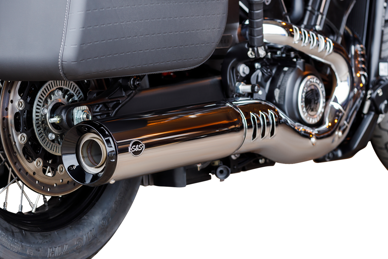 S&S CYCLE Grand National Slip-On Mufflers - Chrome - 50-State 550-1122 — image 3
