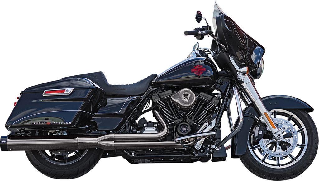 S&S CYCLE 2-into-1 Sidewinder® Exhaust System - Lava Chrome - 50-State - M8 550-1123 — image 2