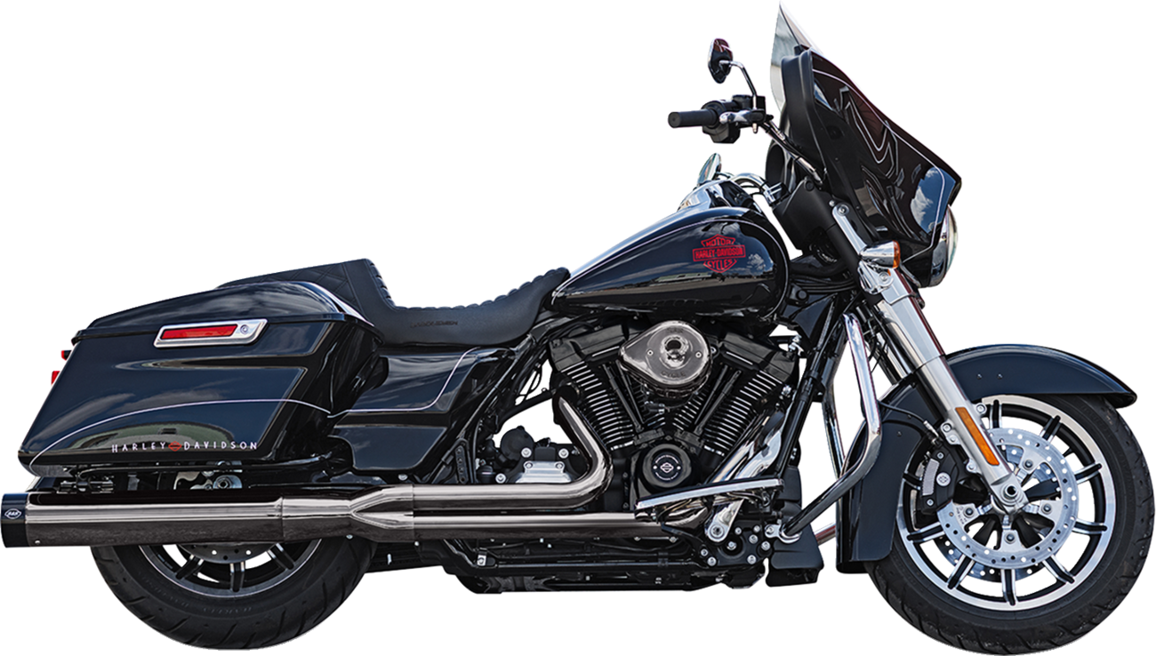 S&S CYCLE 2-into-1 Sidewinder® Exhaust System - Lava Chrome - 50-State - M8 550-1123 — image 2