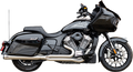 S&S CYCLE 2-into-1 Qualifier Exhaust System - Brushed Stainless Steel - Race Only - Indian with PowerPlus 550-1130 — image 1