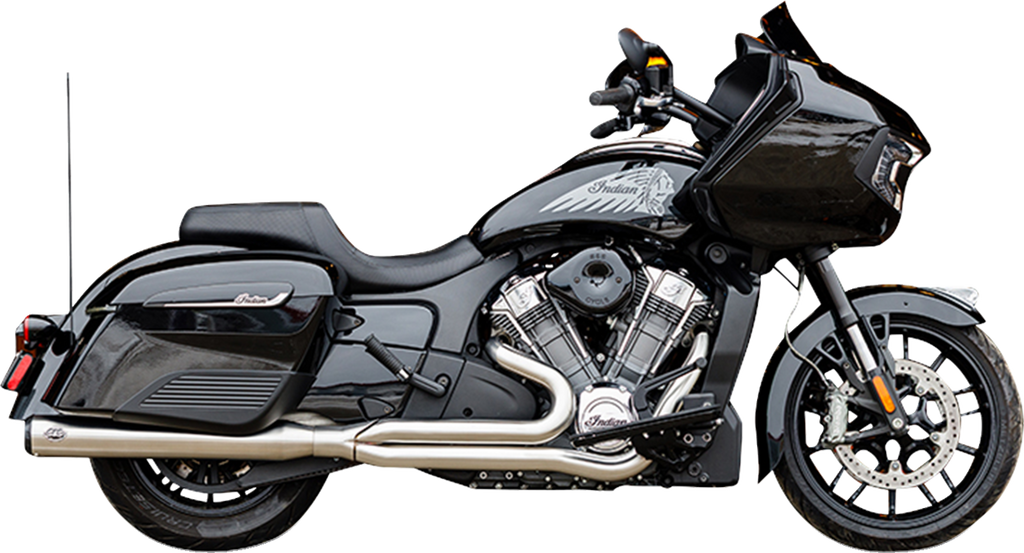 S&S CYCLE 2-into-1 Qualifier Exhaust System - Guardian Black - Race Only - Indian with PowerPlus 550-1131 — image 4