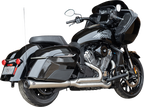 S&S CYCLE 2-into-1 Qualifier Exhaust System - Brushed Stainless Steel - 49 State - Indian with PowerPlus 550-1132 — image 2
