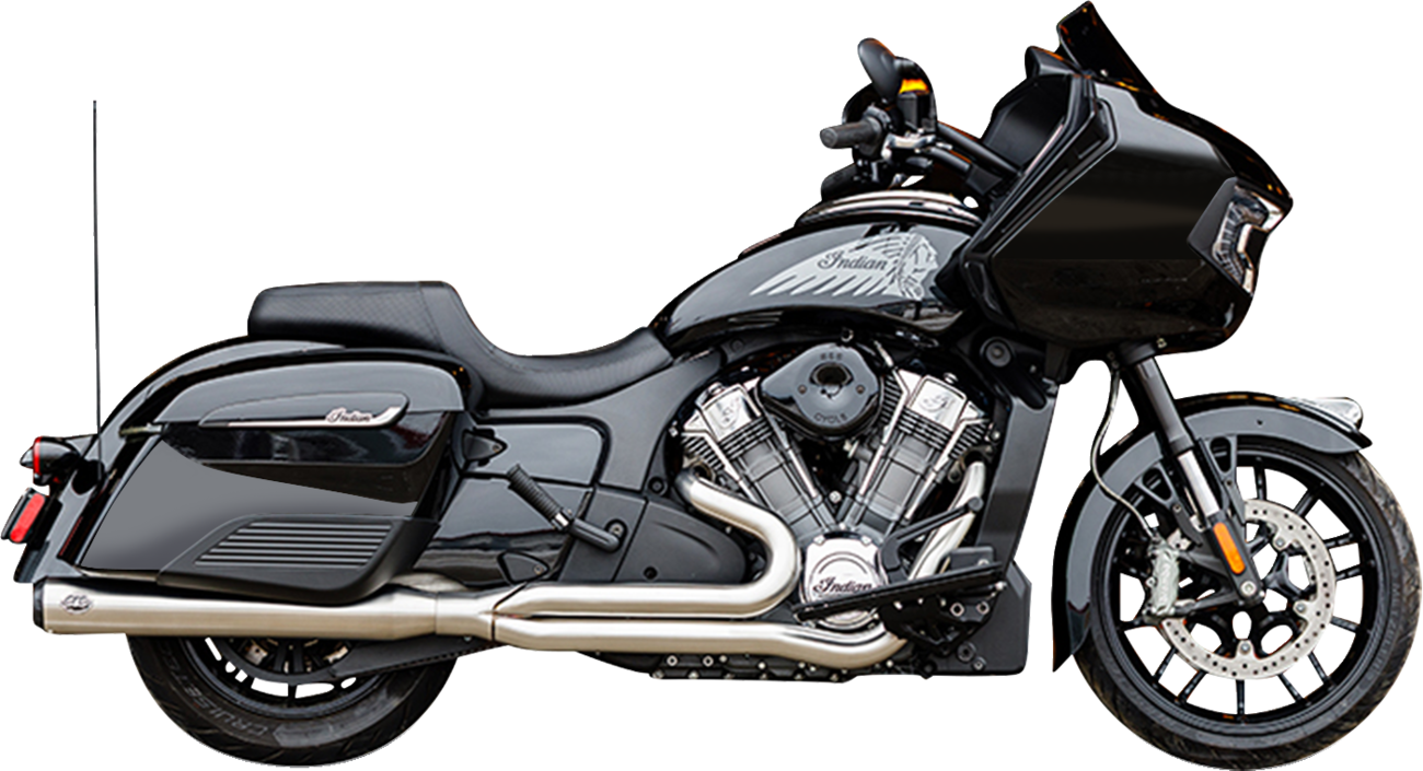 S&S CYCLE 2-into-1 Qualifier Exhaust System - Guardian Black - 49 State - Indian with PowerPlus 550-1133 — image 4