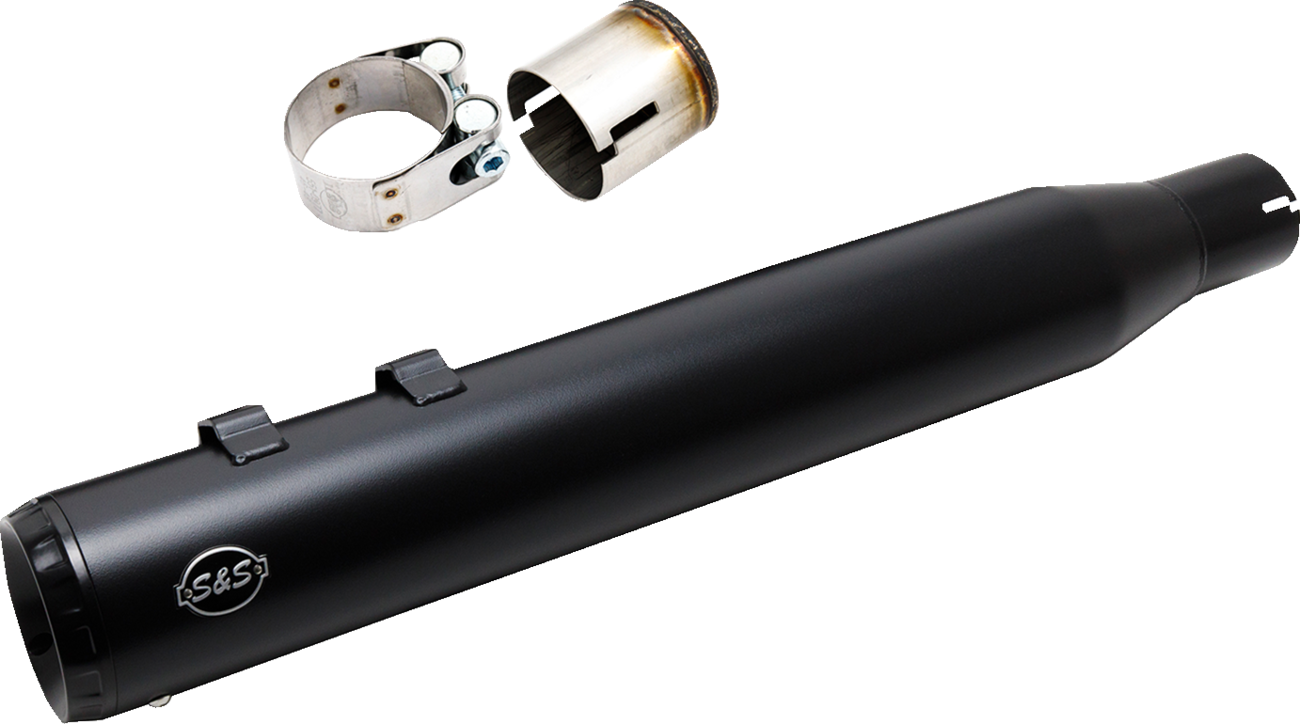 S&S CYCLE 2-into-1 Swindler Exhaust Conversion Kit - 4" - Black - M8 Touring 550-1139 — image 2