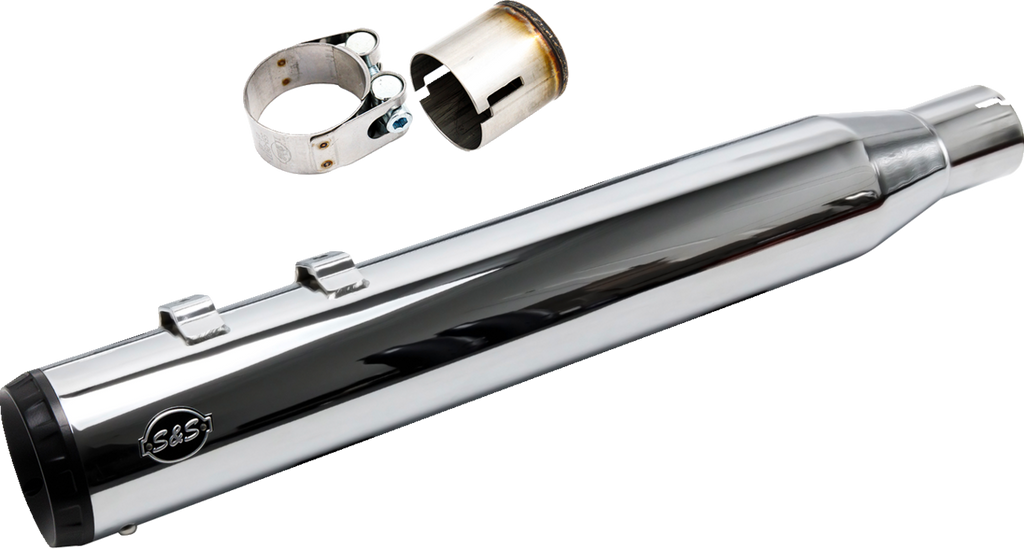 S&S CYCLE 2-into-1 Swindler Exhaust Conversion Kit - 4" - Chrome - M8 Touring 550-1140 — image 2
