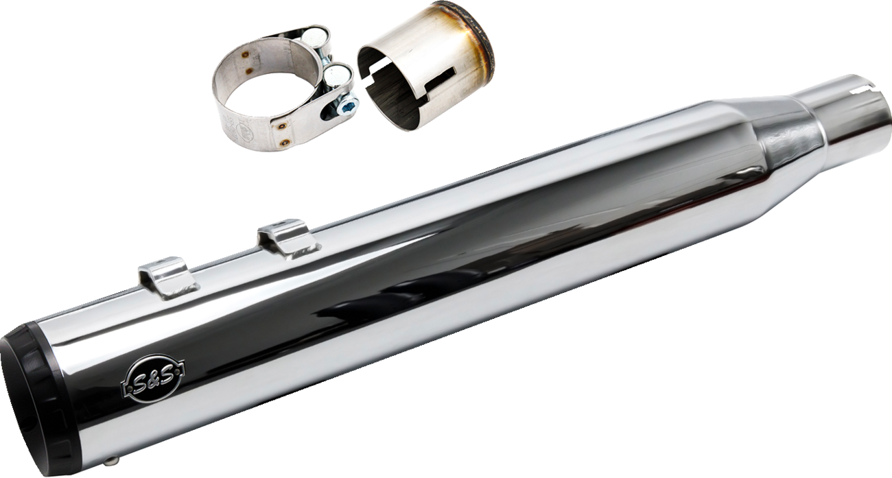 S&S CYCLE 2-into-1 Swindler Exhaust Conversion Kit - 4" - Chrome - M8 Touring 550-1140 — image 2