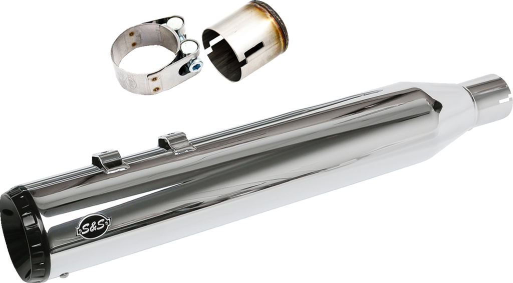 S&S CYCLE 2-into-1 Swindler Exhaust Conversion Kit - 4-1/2" - Chrome - M8 Touring 550-1142 — image 2