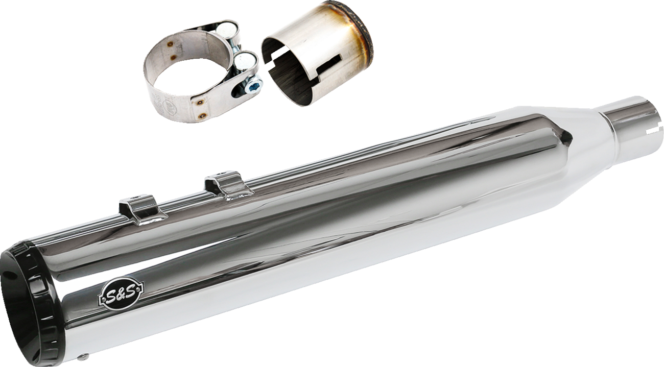 S&S CYCLE 2-into-1 Swindler Exhaust Conversion Kit - 4-1/2" - Chrome - M8 Touring 550-1142 — image 2