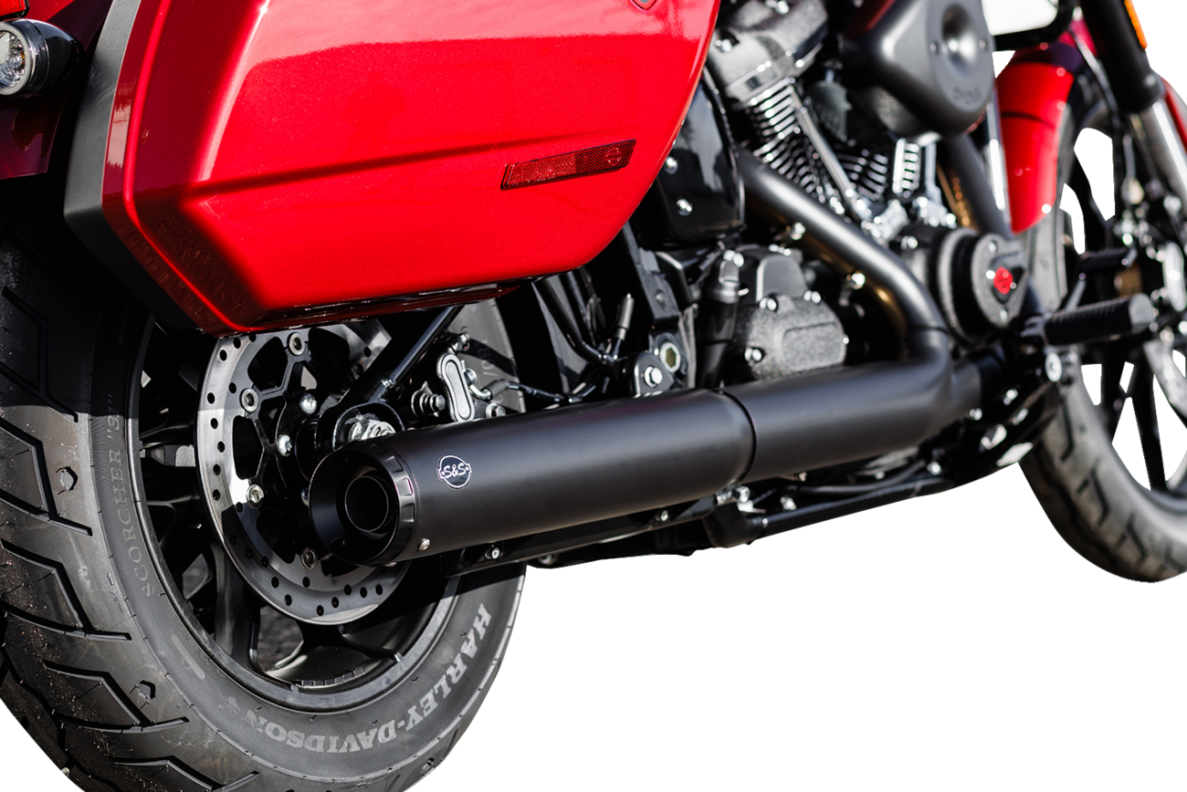 S&S CYCLE Grand National Slip-On Muffler - 50 State - 4" Black - M8 Softail 550-1159 — image 3