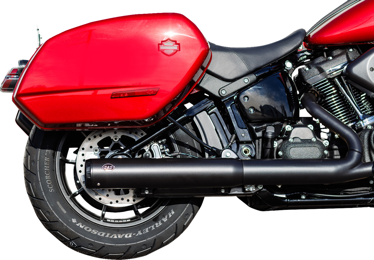 S&S CYCLE Grand National Slip-On Muffler - 50 State - 4" Black - M8 Softail 550-1159 — image 4