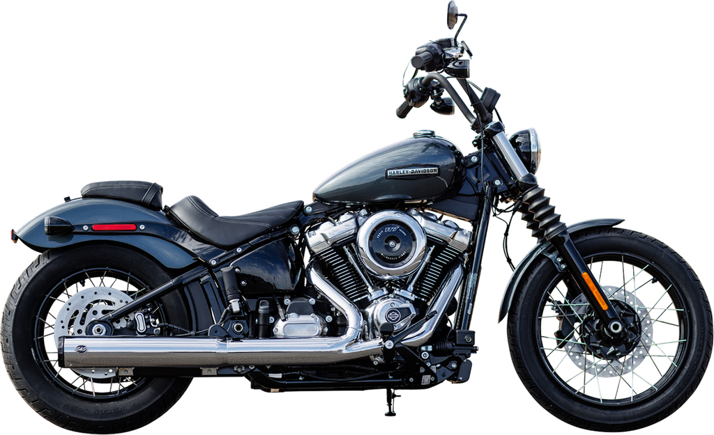 S&S CYCLE Grand National Slip-On Muffler - 50 State - 4" Chrome - M8 Softail 550-1160 — image 1