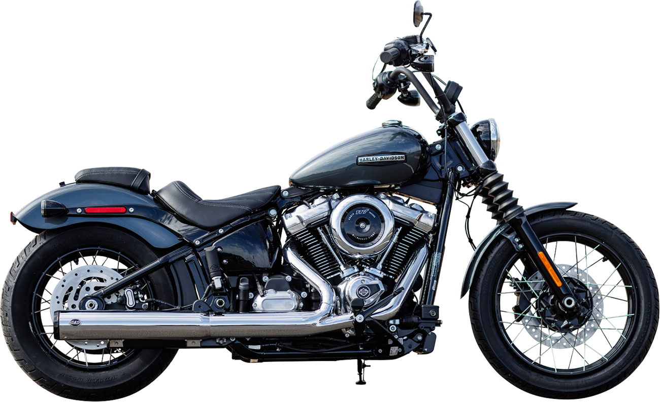 S&S CYCLE Grand National Slip-On Muffler - 50 State - 4" Chrome - M8 Softail 550-1160 — image 1
