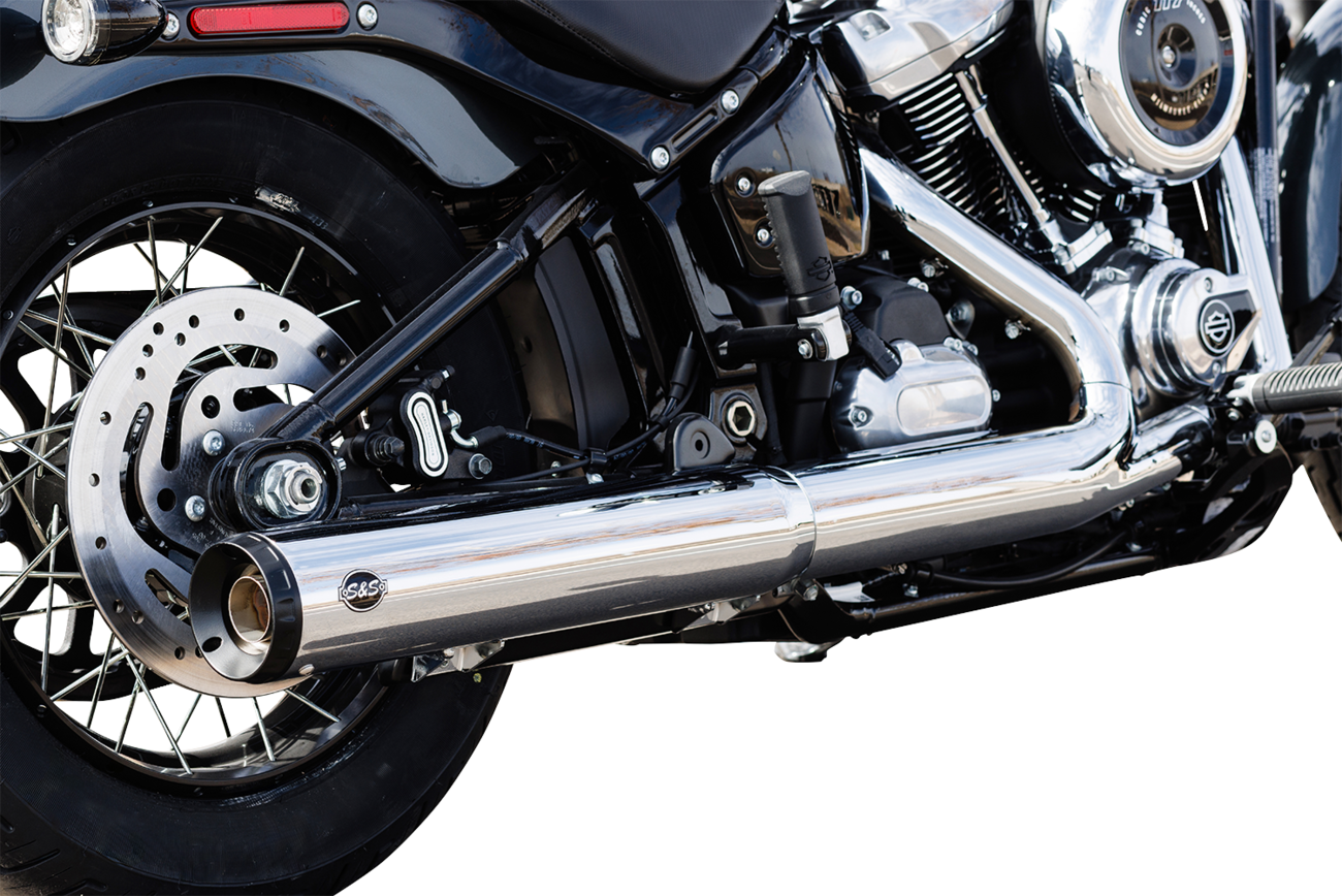 S&S CYCLE Grand National Slip-On Muffler - 50 State - 4" Chrome - M8 Softail 550-1160 — image 2