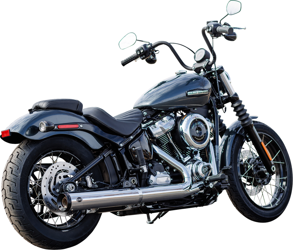 S&S CYCLE Grand National Slip-On Muffler - 50 State - 4" Chrome - M8 Softail 550-1160 — image 3