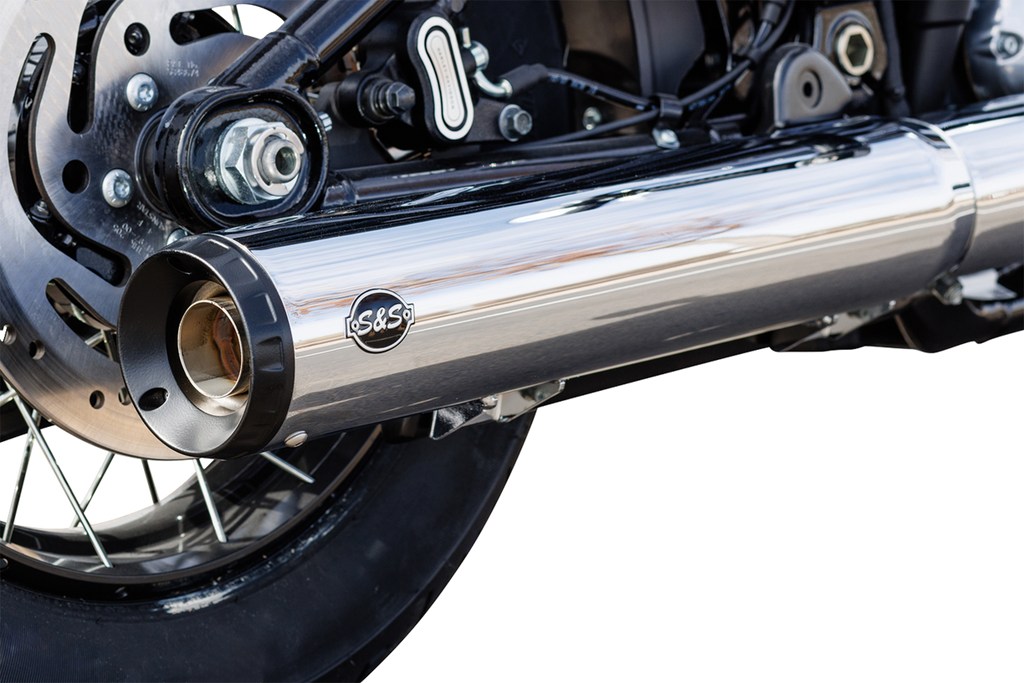 S&S CYCLE Grand National Slip-On Muffler - 50 State - 4" Chrome - M8 Softail 550-1160 — image 5