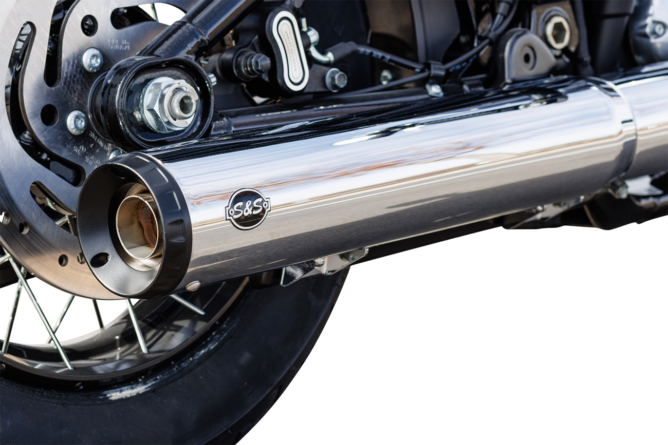 S&S CYCLE Grand National Slip-On Muffler - 50 State - 4" Chrome - M8 Softail 550-1160 — image 5