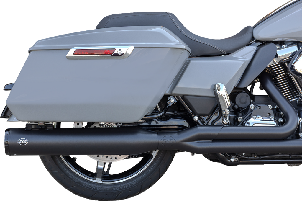S&S CYCLE 2-into-1 GNX Exhaust System - Race Only - Guardian Black - Touring 550-1167 — image 3