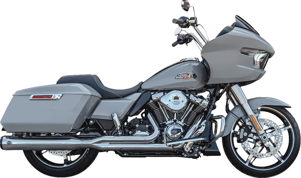 S&S CYCLE 2-into-1 GNX Exhaust System - Race Only - Chrome - Touring 550-1168 — image 1