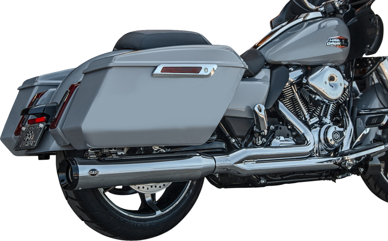 S&S CYCLE 2-into-1 GNX Exhaust System - Race Only - Chrome - Touring 550-1168 — image 3