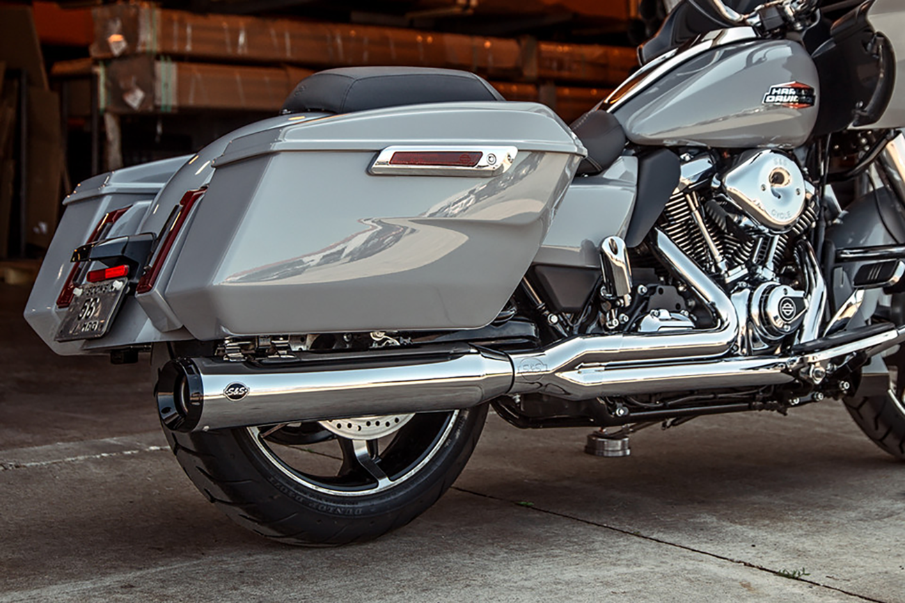 S&S CYCLE 2-into-1 GNX Exhaust System - 49-State - Chrome - M8 Touring 550-1170 — image 3