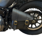 WILLIE & MAX LUGGAGE Softail Swing Arm Bag - Black - Triangulated 59776-08 — image 4