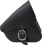 WILLIE & MAX LUGGAGE Leather Swingarm Bag - Black with Chrome Buckle 59904-00 — image 1