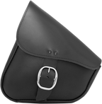 WILLIE & MAX LUGGAGE Leather Swingarm Bag - Black with Chrome Buckle 59904-00 — image 3