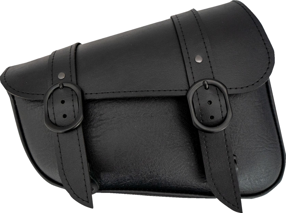 WILLIE & MAX LUGGAGE Blackjack Swingarm Bag - Black - Triangulated - Left 59919-00 — image 1